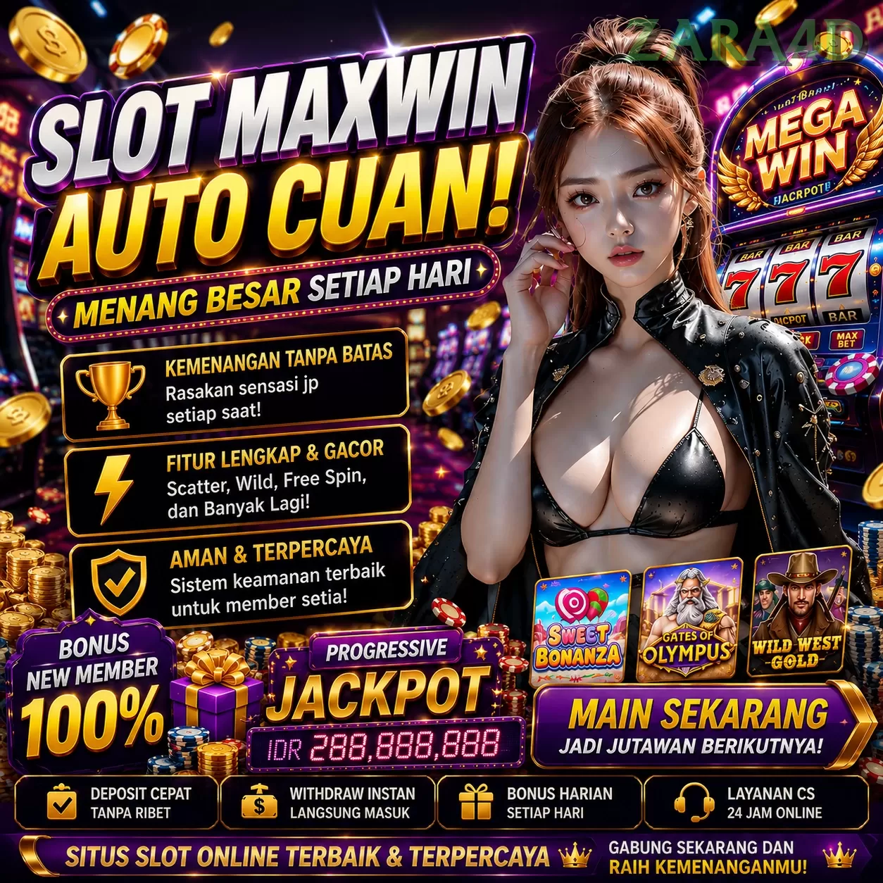 BONUS GARANSI KEKALAHAN SALDO KEMBALI 100_ promotion image